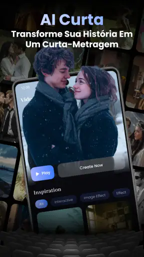 Vídeo IA - Abraços e Beijos screenshot