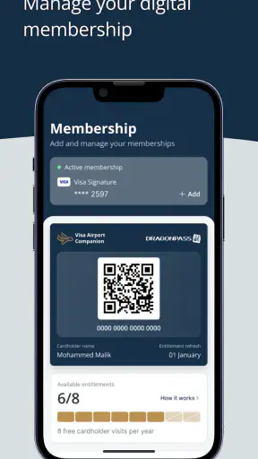 Visa Airport Companion screenshot