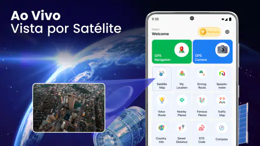 Visualização Satélite Ao Vivo screenshot