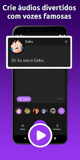 Vozes Clonadas screenshot
