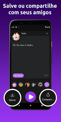 Vozes Clonadas screenshot