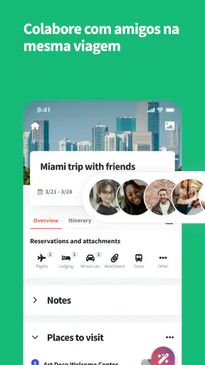 Wanderlog Organizador viagens screenshot