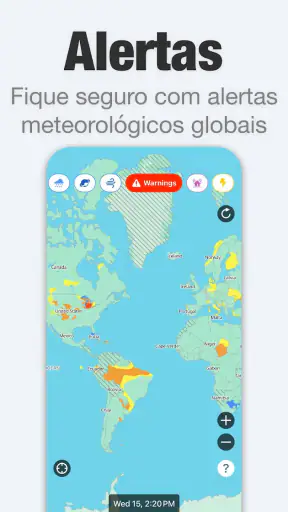 Weathernews Previsão do tempo screenshot