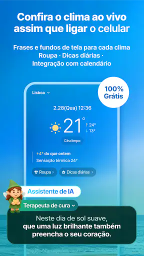WeatherPop Português (+alarme) screenshot