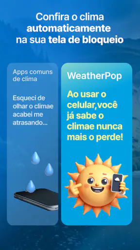 WeatherPop Português (+alarme) screenshot