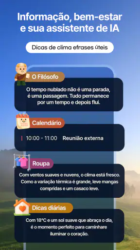 WeatherPop Português (+alarme) screenshot