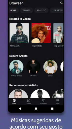 Whatlisten: Player de música screenshot