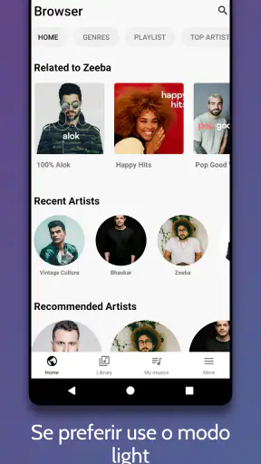 Whatlisten: Player de música screenshot