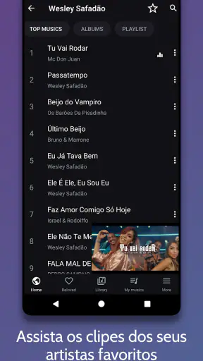 Whatlisten: Player de música screenshot