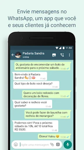 WhatsApp Business screenshot