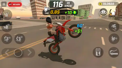 Wheelie Master: Grau 3D screenshot