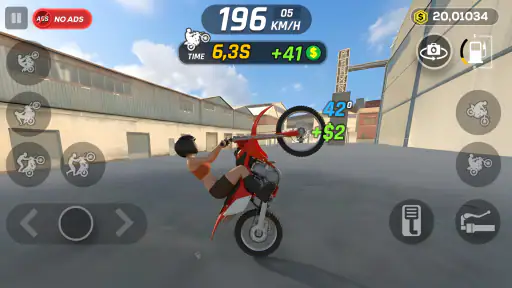 Wheelie Master: Grau 3D screenshot
