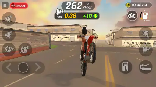 Wheelie Master: Grau 3D screenshot