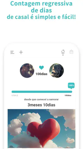 Widget Casal : Dias Juntos screenshot