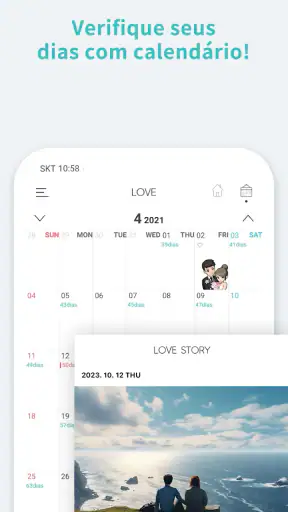Widget Casal : Dias Juntos screenshot