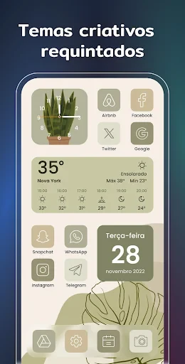 Widgets e Temas: iWidgets screenshot