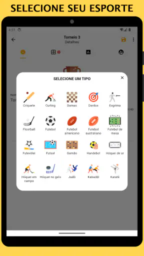 Winner - Gerenciar torneios screenshot