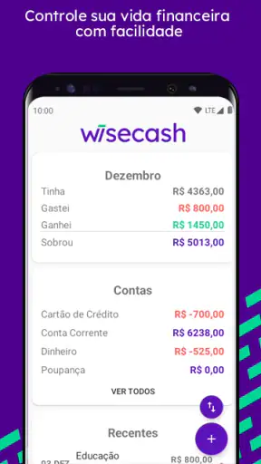 Wisecash - Controle Financeiro screenshot