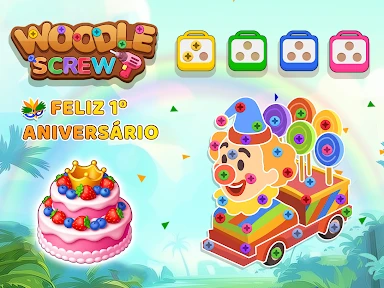 Woodle Screw Jam: Nuts & Bolts screenshot