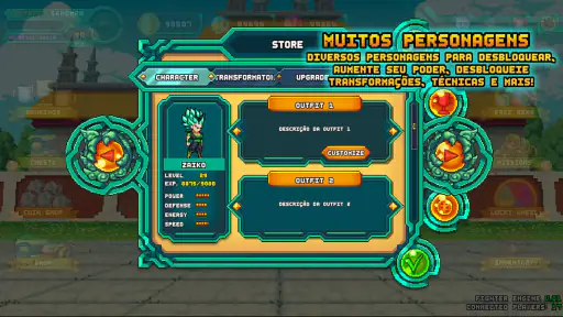 XENO BALL: LEGENDS WARRIORS screenshot
