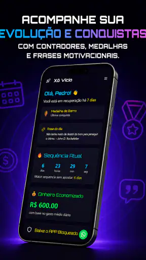 Xô Vício - Bloqueio de apostas screenshot