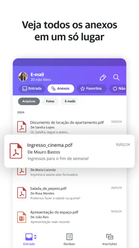 Yahoo Mail – e-mail organizado screenshot