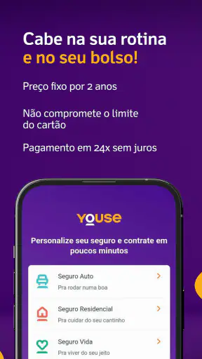 Youse: Seguros Auto, Casa e + screenshot