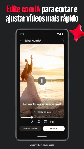 YouTube Create: app de edição screenshot