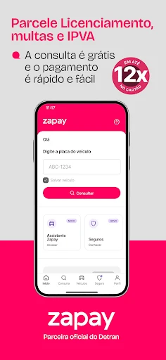 Zapay IPVA, Licenciamento 2025 screenshot