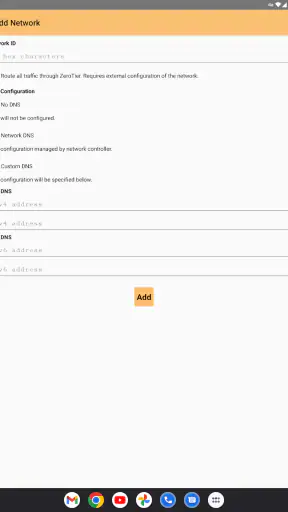 ZeroTier One screenshot