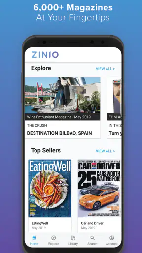 ZINIO - Revistas Digitais screenshot