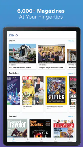 ZINIO - Revistas Digitais screenshot