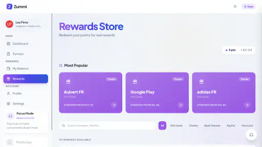 Zummi: Rewards & Surveys screenshot