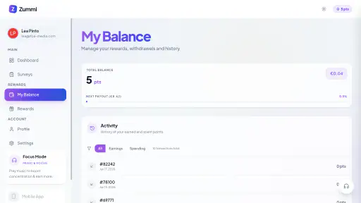 Zummi: Rewards & Surveys screenshot