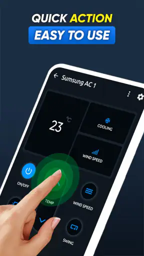 Сontrole de ar condicionado screenshot