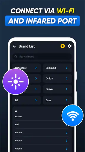 Сontrole de ar condicionado screenshot