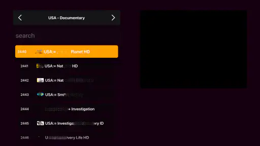 9Xtream Player - TV - Official screenshot