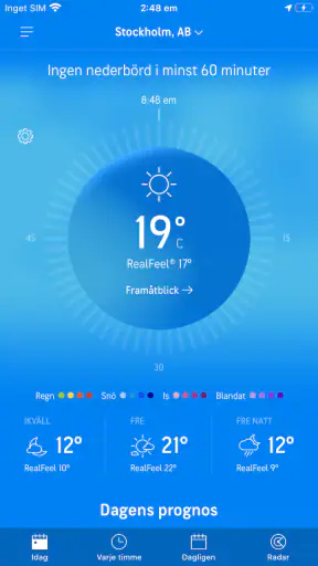 AccuWeather Väder screenshot