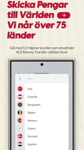 ACE Money Transfer – Pengar screenshot