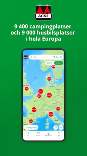 ACSI Campingar Europa screenshot