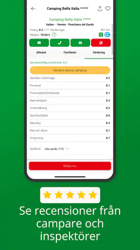 ACSI Campingar Europa screenshot
