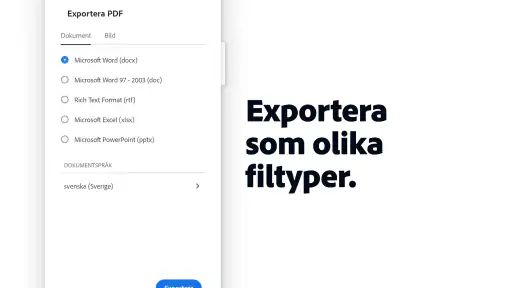 Adobe Acrobat Reader PDF filer screenshot