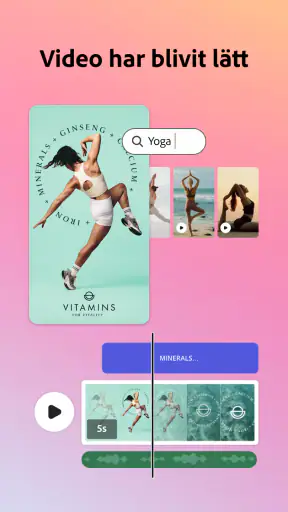Adobe Express: AI-foto, video screenshot
