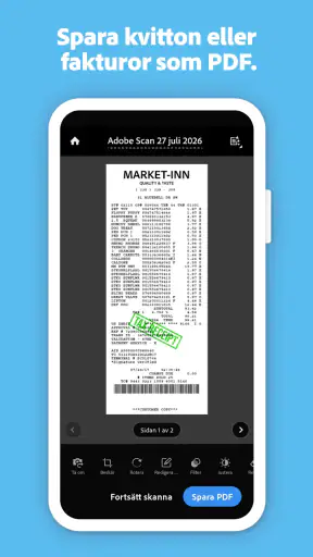 Adobe Scan: PDF scanner & OCR screenshot