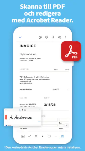 Adobe Scan: PDF scanner & OCR screenshot