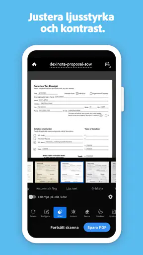 Adobe Scan: PDF scanner & OCR screenshot