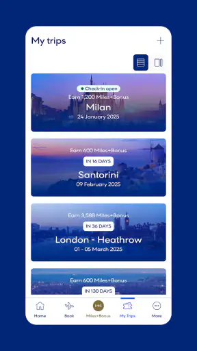 Aegean Airlines screenshot