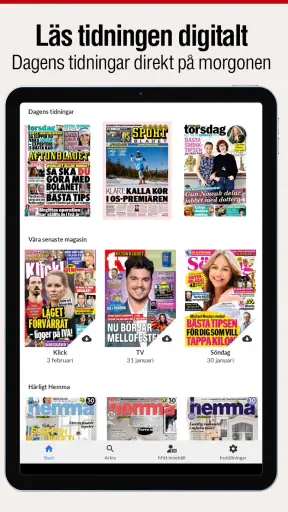 Aftonbladet tidning screenshot