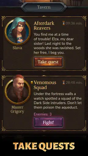 Age of Revenge: Turn Based RPG screenshot