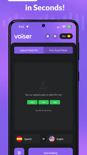 AI Dubbing & Video Translator screenshot